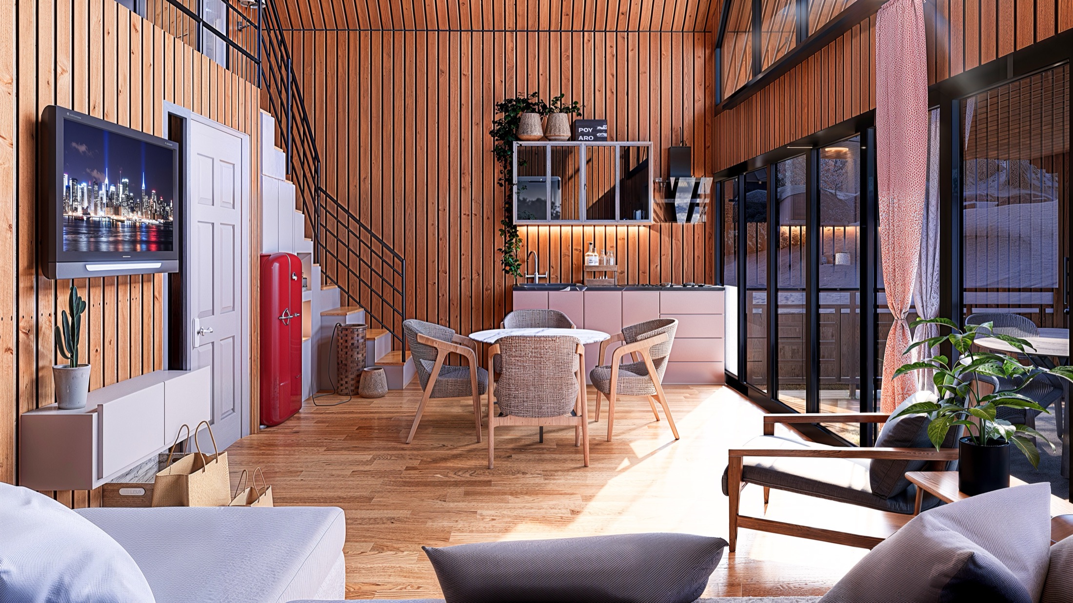 Doğayla uyumlu, belediye desteğiyle güçlenen planlı bir yaşam yaklaşımı ic mekan